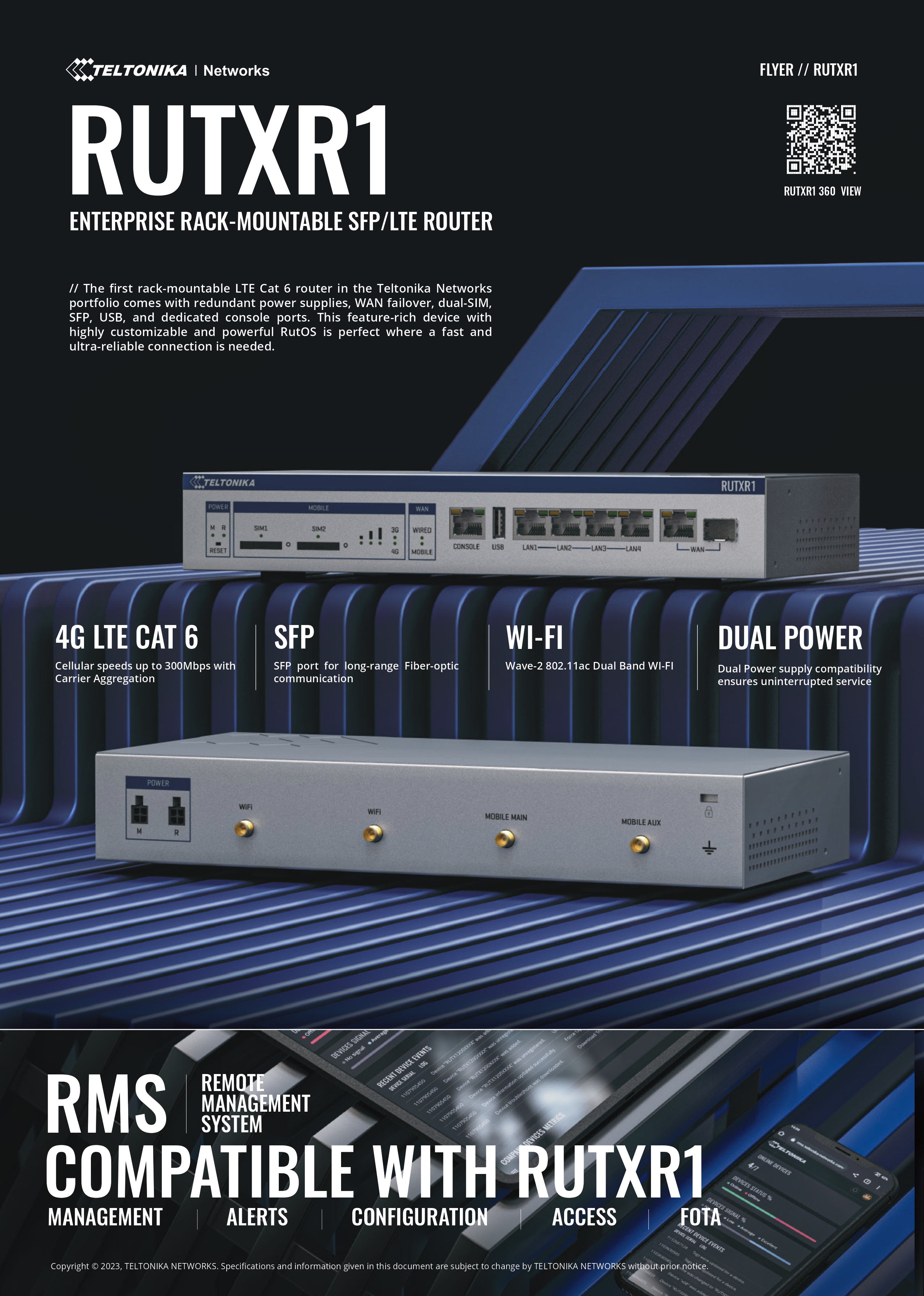 TELTONIKA RUTX10 4G LTE ROUTER FOR RELIABLE CONNECTIVITY