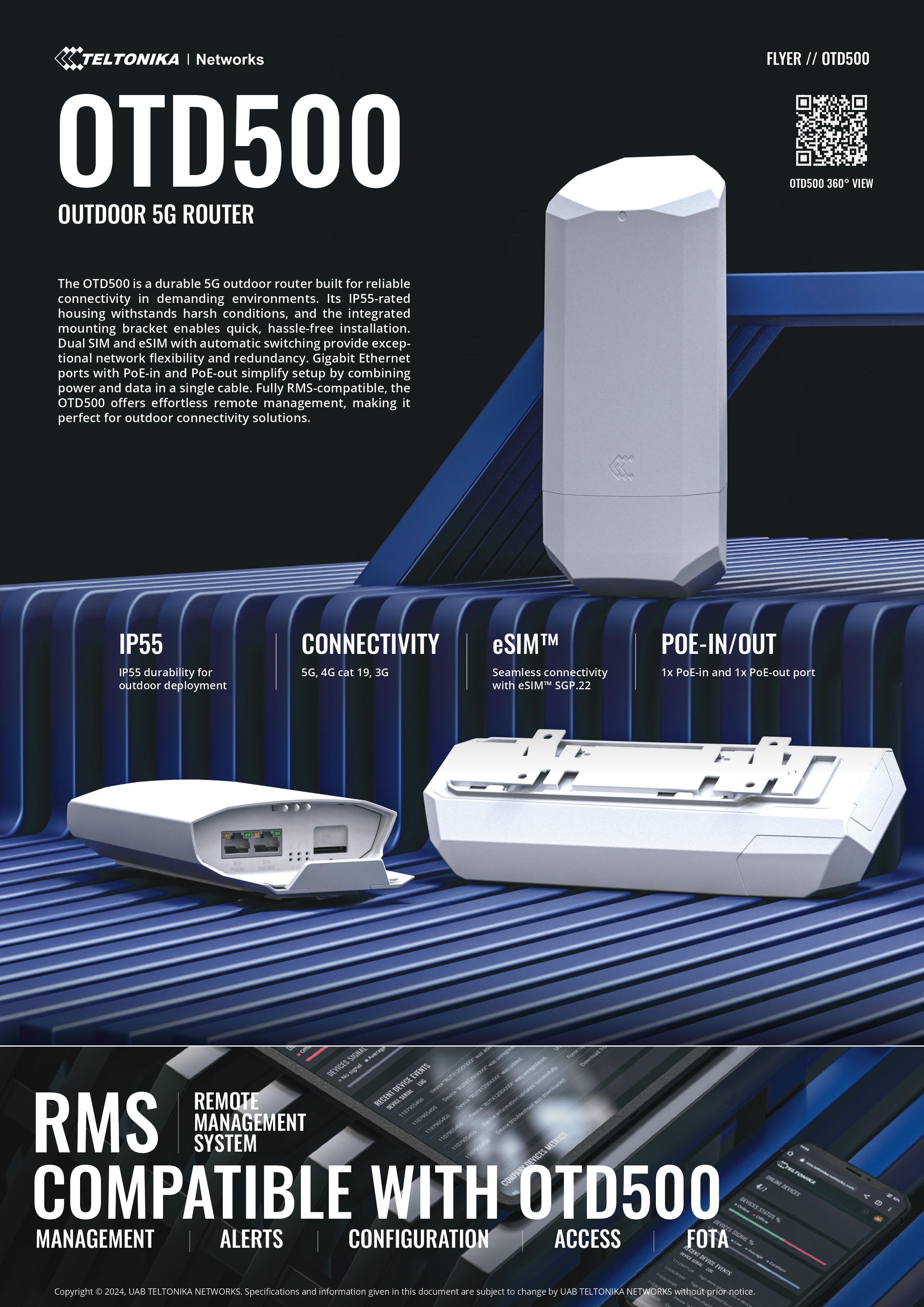 TELTONIKA RUTX50 5G INDUSTRIAL ROUTER FOR RELIABLE CONNECTIVITY