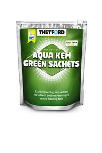 THETFORD AQUA KEM GREEN SACHETS 12PK - ECO TOILET CLEANER