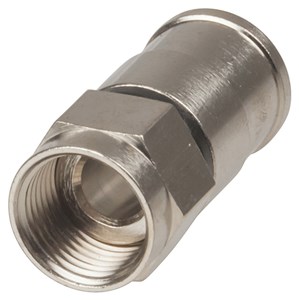 GENERIC/UNSPECIFIED MANUFACTURER (ASSUMING STANDARD INDUSTRY COMPONENT) TOOL-LESS F59 RG6 COAXIAL CABLE PLUG CONNECTOR
