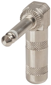 UNKNOWN MANUFACTURER PRO 6.5MM RIGHT ANGLE PHONO PLUG - TOUGH METAL BUILD