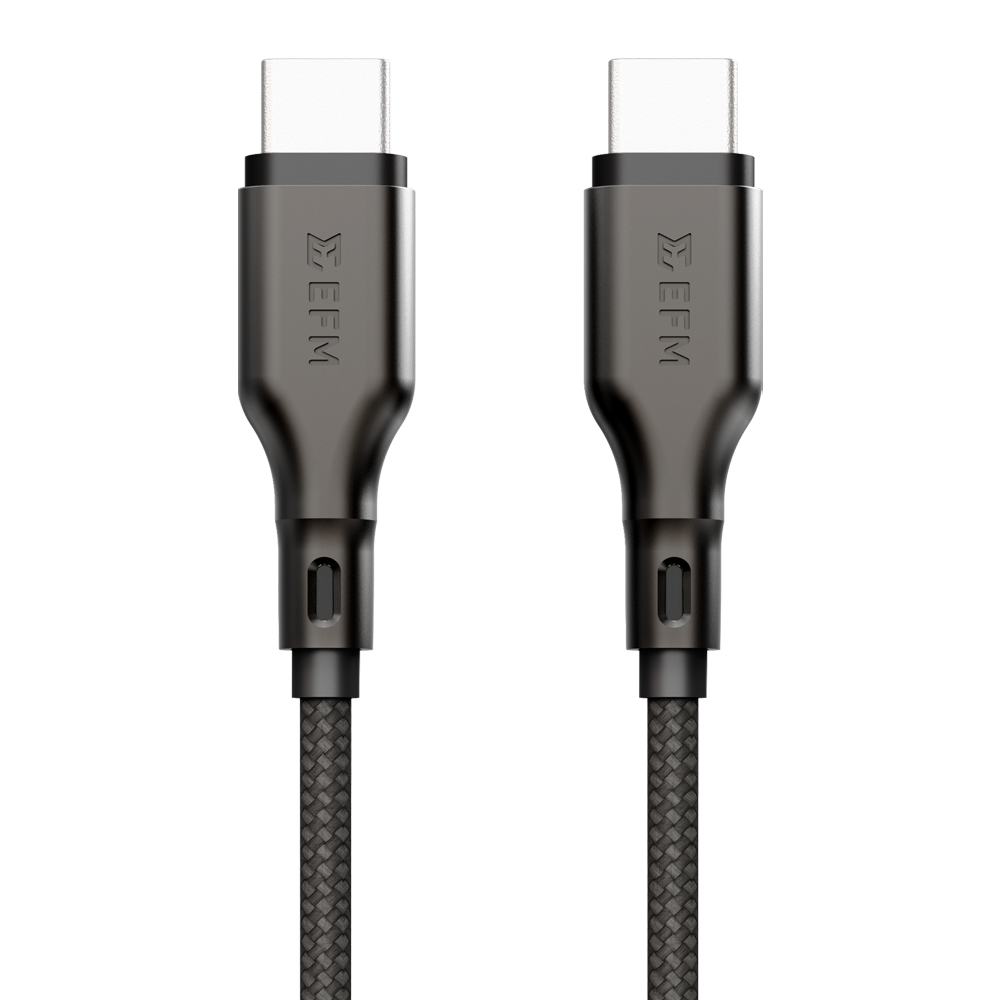 EFM 2M USB-C TO USB-C CABLE WITH ARAMID FIBRE REINFORCEMENT
