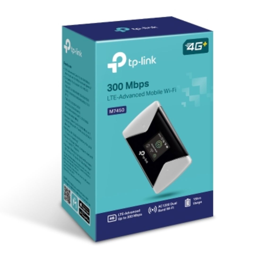 TP-LINK M7450 4G LTE MOBILE WI-FI HOTSPOT ROUTER