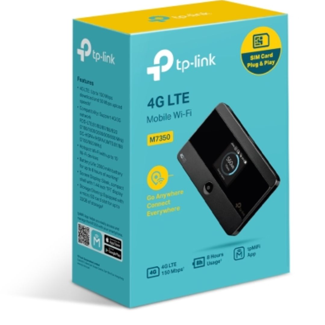 TP-LINK M7350 4G LTE MOBILE WI-FI HOTSPOT ROUTER