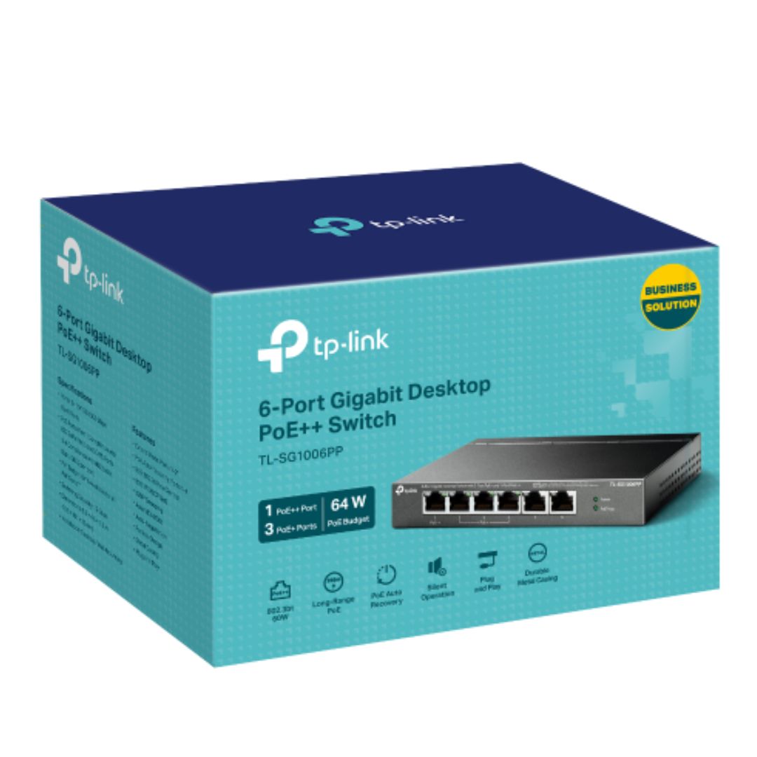 TP-LINK 6-PORT GIGABIT EASY SMART SWITCH FOR GERALDTON HOMES