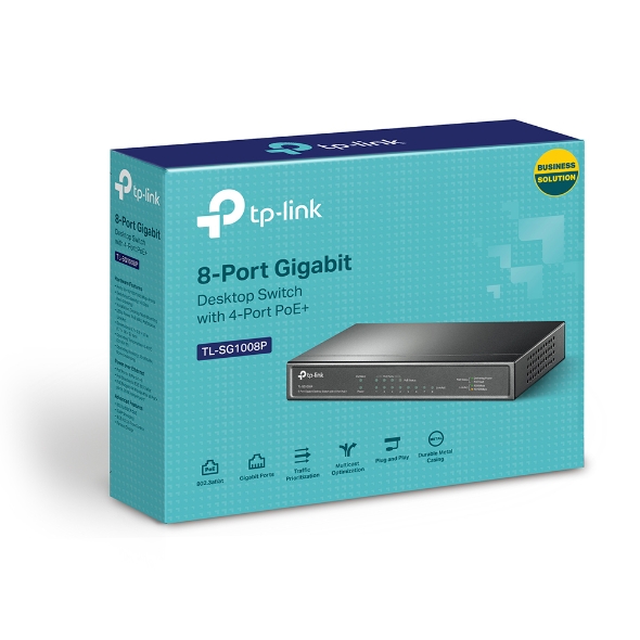 TP-LINK 8-PORT GIGABIT POE+ SWITCH FOR GERALDTON BUSINESSES