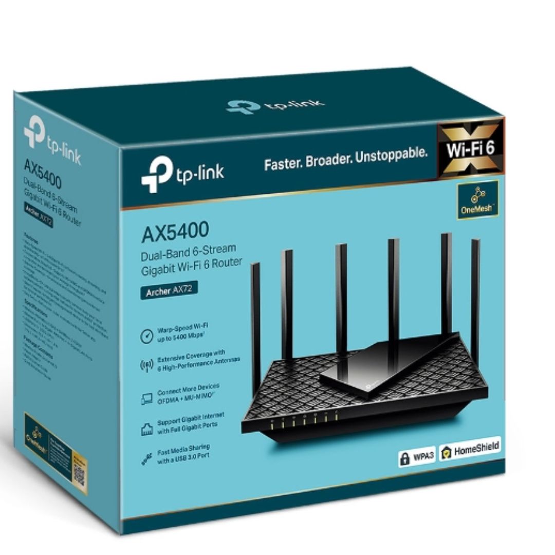 TP-LINK ARCHER AX55 PRO AX3000 WI-FI 6 ROUTER FOR FAST HOME INTERNET