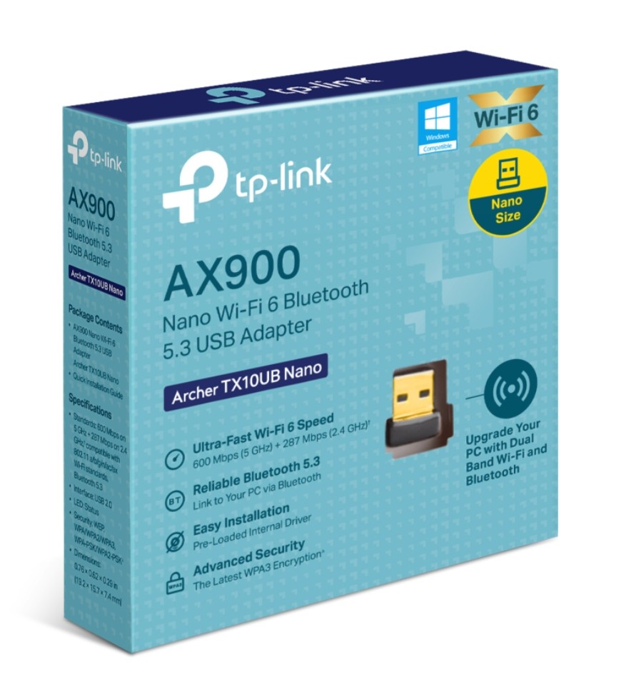 TP-LINK ARCHER TX10UB NANO USB WI-FI 6 ADAPTER