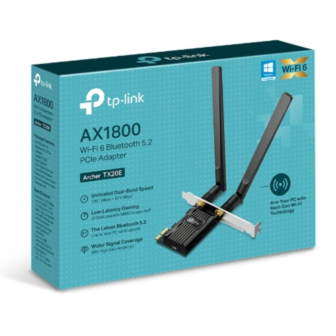 TP-LINK ARCHER TX20E WI-FI 6 GIGABIT ROUTER FOR FAST HOME INTERNET