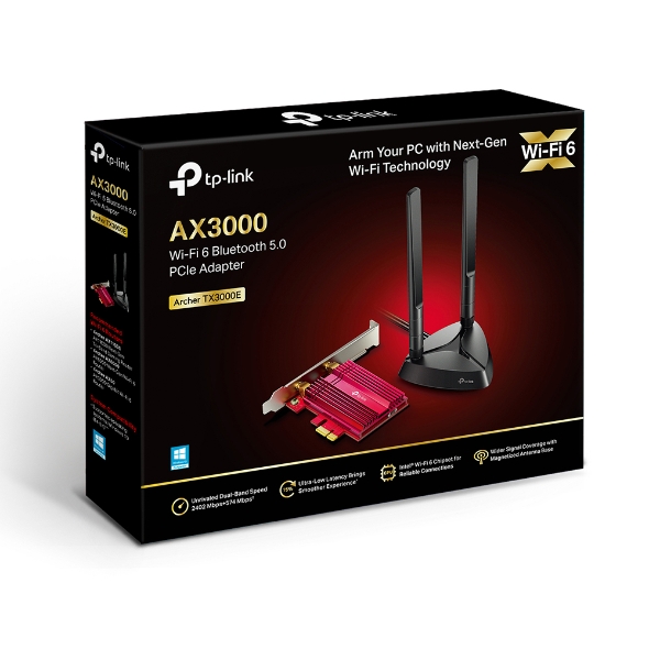 TP-LINK ARCHER TX3000E WI-FI 6 PCIE ADAPTER FOR PC