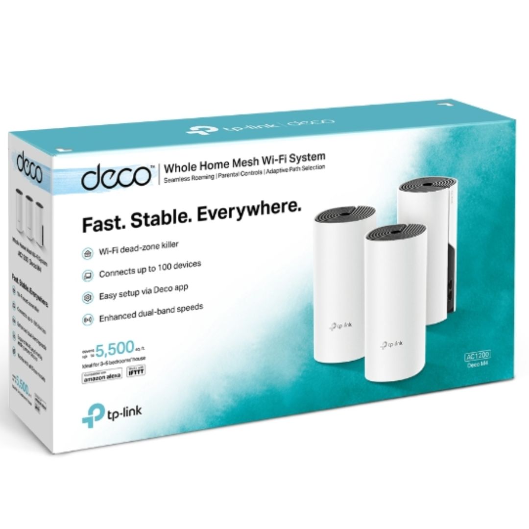 TP-LINK DECO M4 WHOLE HOME MESH WI-FI 3-PACK