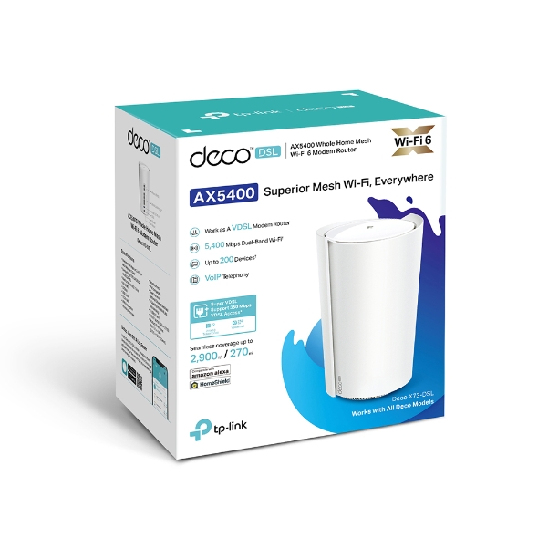 TP-LINK DECO X73 DSL WHOLE HOME MESH WI-FI 6 SYSTEM