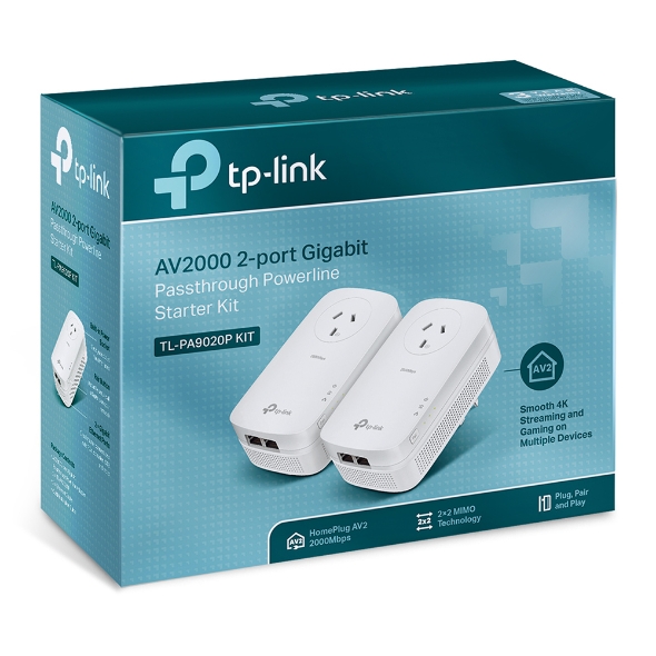 TP-LINK POWERLINE ADAPTER KIT FOR FAST HOME NETWORK