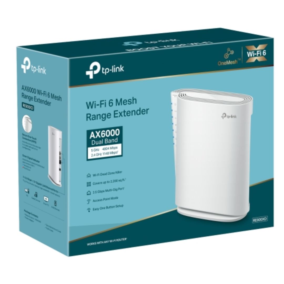 TP-LINK RE900XD WI-FI RANGE EXTENDER FOR SEAMLESS COVERAGE