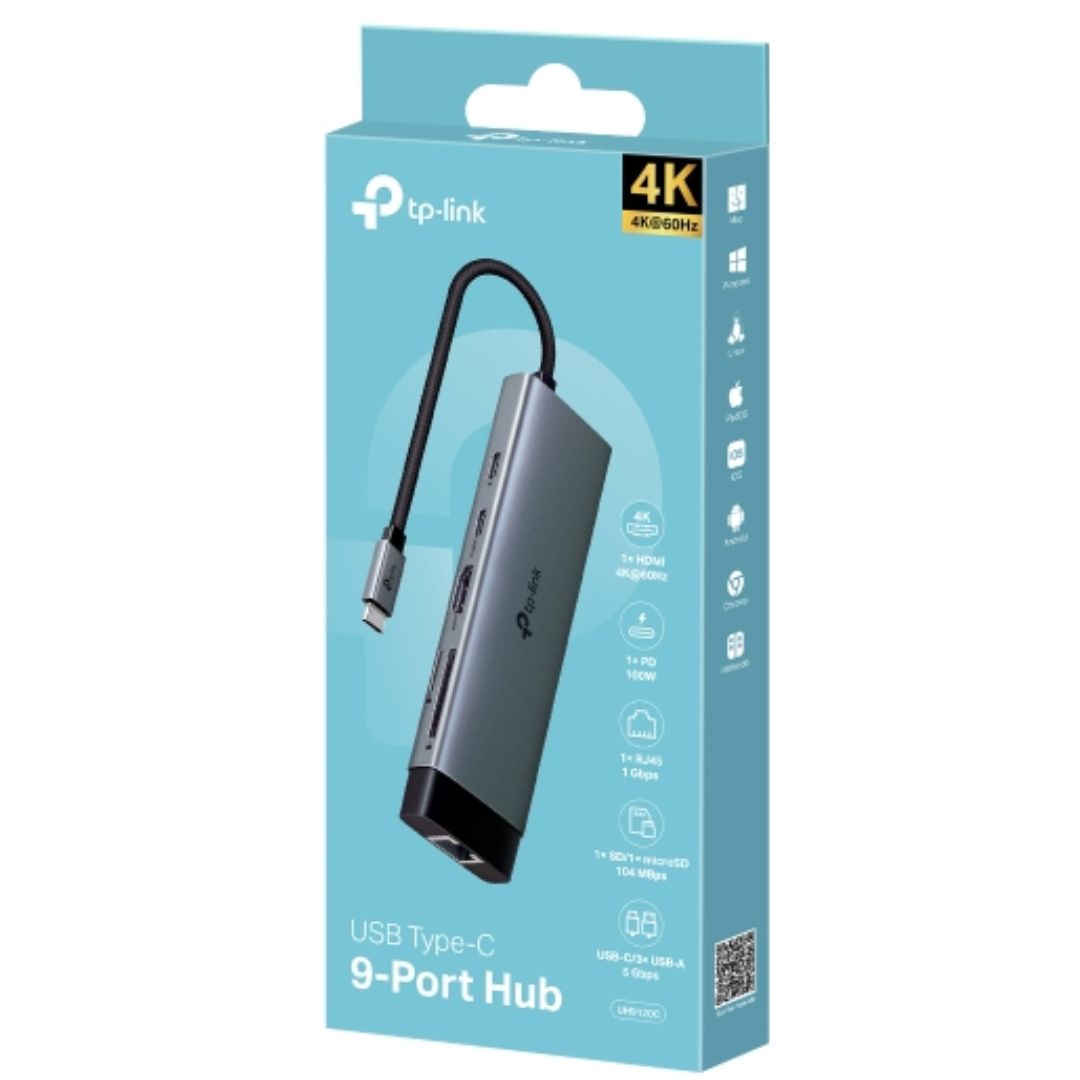 TP-LINK UH9120C USB-C HUB FOR SEAMLESS CONNECTIVITY
