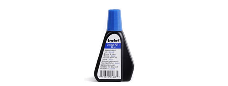TRODAT WATER BASED STAMP PAD INK REFILL - BLUE 28ML