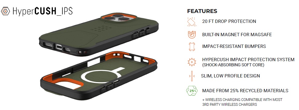 UAG PATHFINDER CASE FOR IPHONE 15 PRO MAX - RUGGED PROTECTION