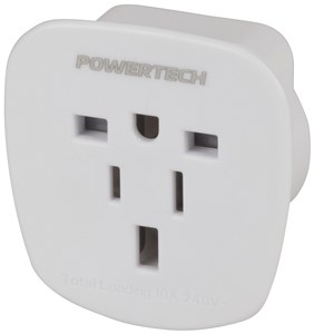 GENERIC/UNSPECIFIED MANUFACTURER UNIVERSAL TRAVEL ADAPTOR FOR USA & UK 3-PIN PLUGS