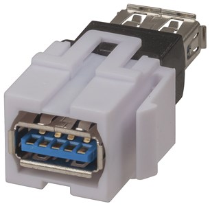 GENERIC/UNSPECIFIED MANUFACTURER USB 3.0 KEYSTONE INSERT FOR CUSTOM WALL PLATES