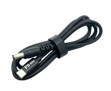 GENERIC/OEM (ASSUMING NO SPECIFIC BRAND PROVIDED FOR THIS TYPE OF UTILITY CABLE) USB-C PD TO 5.5MM BARREL JACK CABLE 12V 5A 1.2M FAST CHARGE