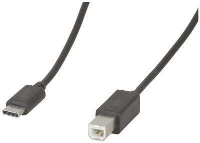 GENERIC 1.8M USB-C TO USB 2.0 B PRINTER CABLE FOR GERALDTON