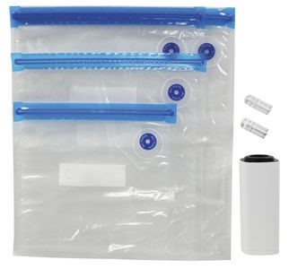 GENERIC/UNSPECIFIED VACUUM SEALING BAGS FOR TRAVEL & FOOD STORAGE - 10 PACK