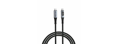 VERBATIM 240W USB-C TO C CABLE WITH LED DISPLAY