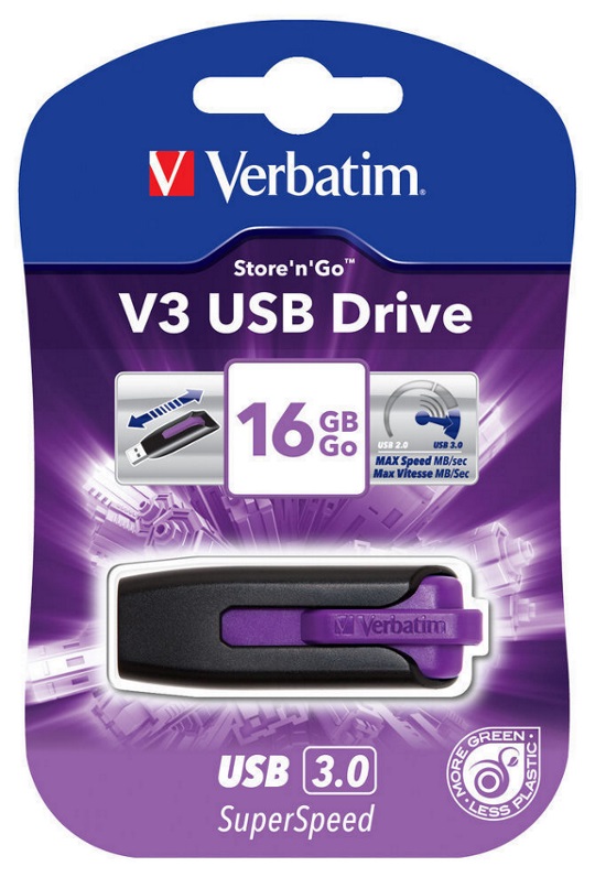 VERBATIM USB 3.0 FLASH DRIVE 64GB - FAST DATA TRANSFER
