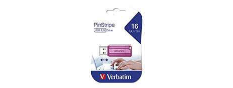 VERBATIM PINSTRIPE USB DRIVE | FAST, RELIABLE DATA STORAGE