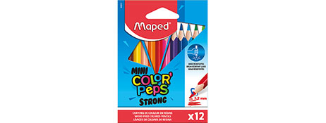 MAPED 0% WOOD PLASTIC PENCILS - ASSORTED VIBRANT COLOURS