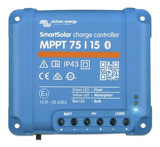 VICTRON ENERGY VICTRON SMARTSOLAR MPPT 75/15 SOLAR CHARGE CONTROLLER 12/24V