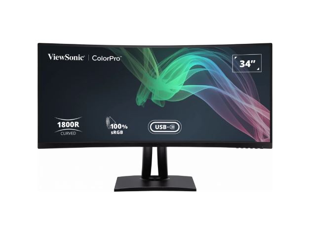 VIEWSONIC VP3481A 34" CURVED MONITOR FOR PROFESSIONAL VISUALS
