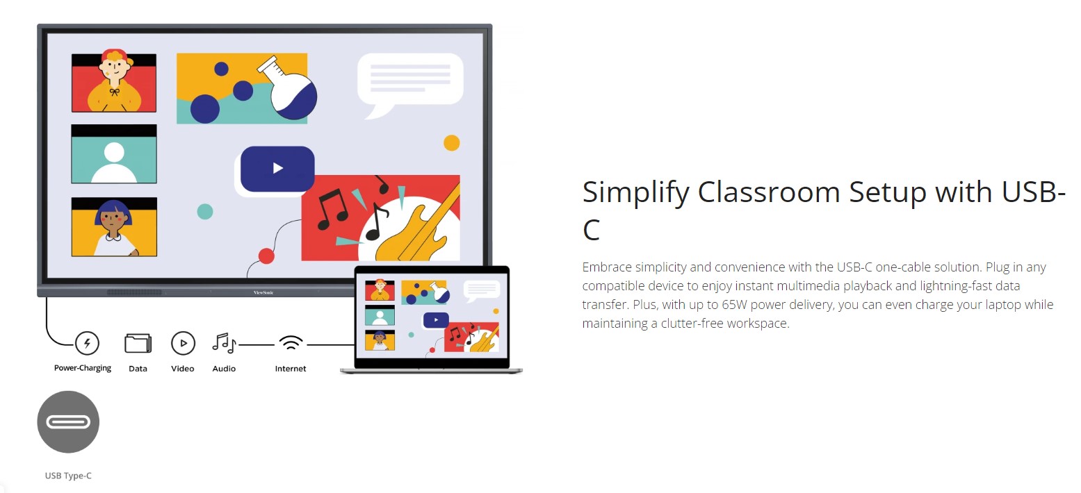 VIEWSONIC COMMERCIAL VIEWSONIC IFP8633-G 86" INTERACTIVE FLAT PANEL DISPLAY