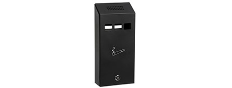 GENERIC/UNSPECIFIED MANUFACTURER WALL MOUNT ASH BIN FOR CLEAN OUTDOOR SPACES