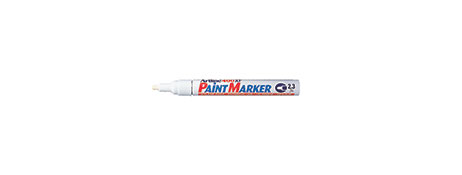 UNSPECIFIED MANUFACTURER PERMANENT WHITE MARKER PEN FOR DARK SURFACES - QUICK DRY