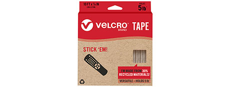 VELCRO BRAND WHITE STICKY BACK FASTENERS | 3M X 22MM ROLL