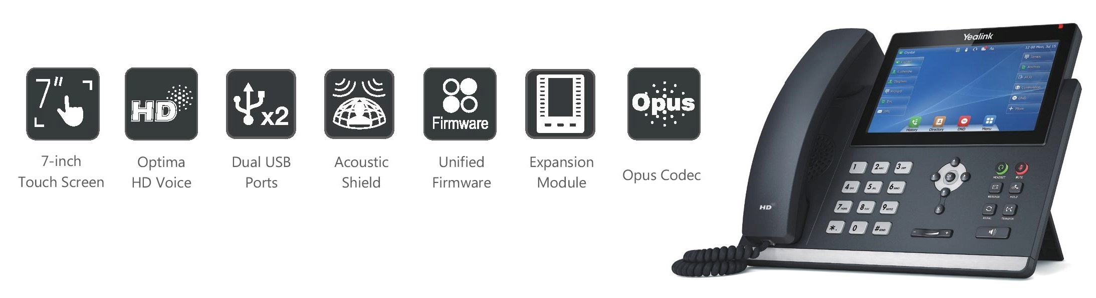 YEALINK T48U IP PHONE: PREMIUM EXECUTIVE VOIP SOLUTION