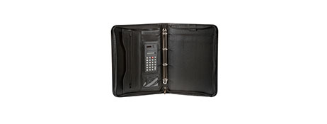 UNSPECIFIED MANUFACTURER PROFESSIONAL ZIPPERED COMPENDIUM WITH 4-RING BINDER